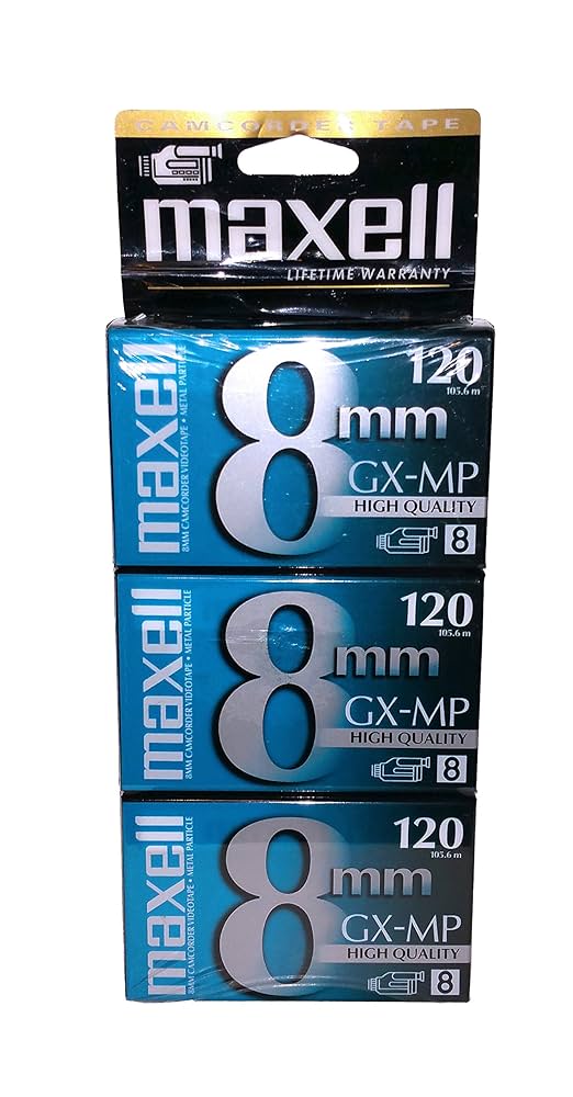 Amazon.com: Maxell GX-MP 120 Camcorder Tapes, 3 Pack